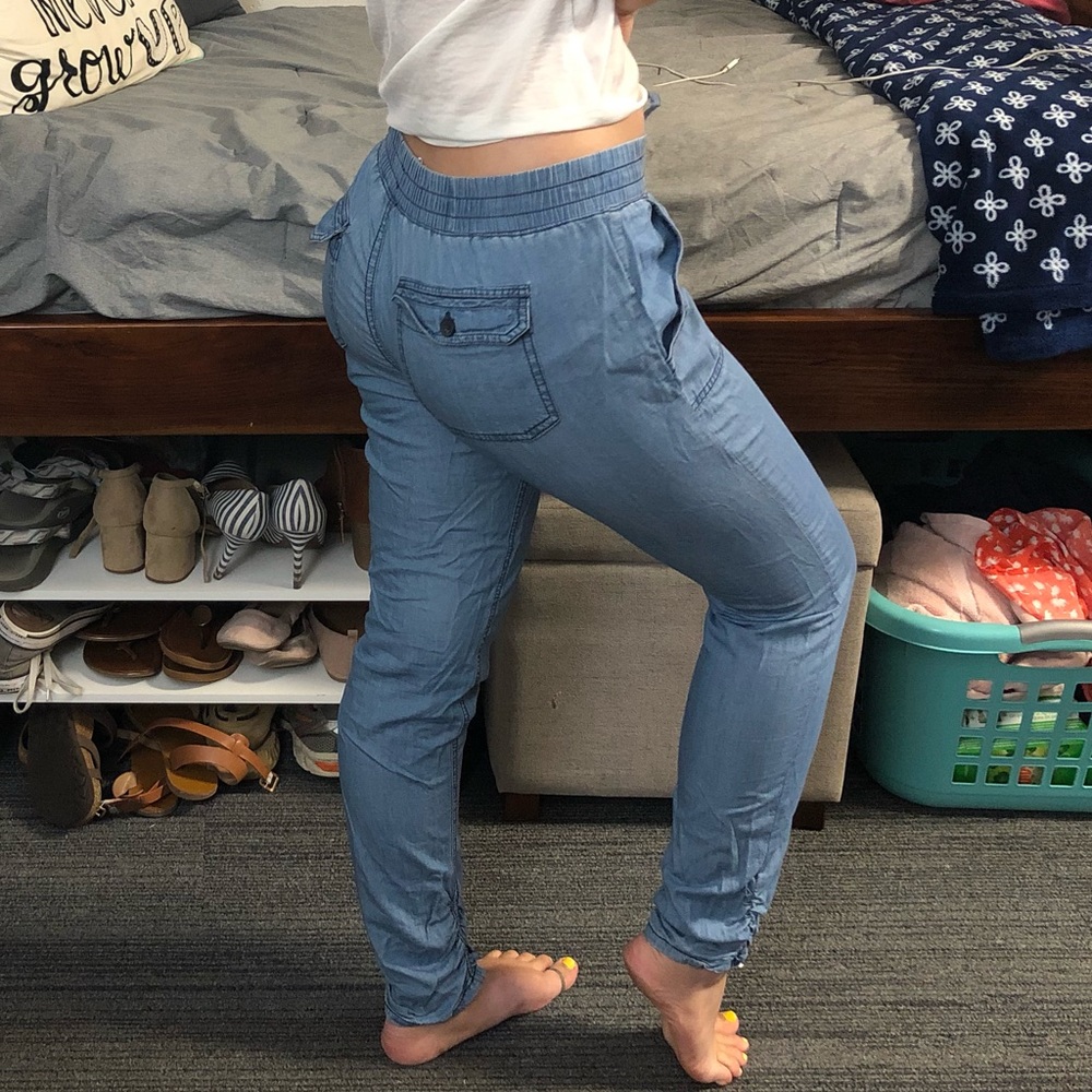 Jean joggers